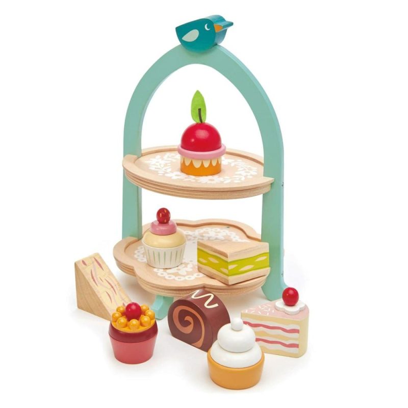 Pretend Play | Wooden Afternoon Tea Stand Pretend Play Pretend Play