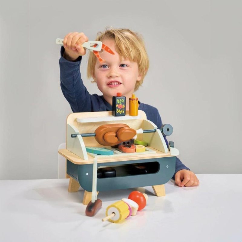 Pretend Play | Wooden Barbeque Play Set Pretend Play Pretend Play