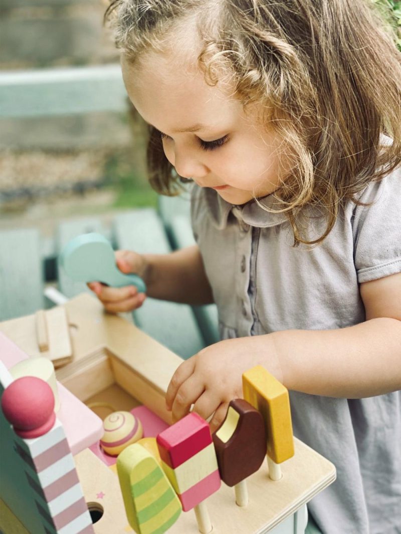 Pretend Play | Wooden Ice Cream Cart Play Set Pretend Play Pretend Play