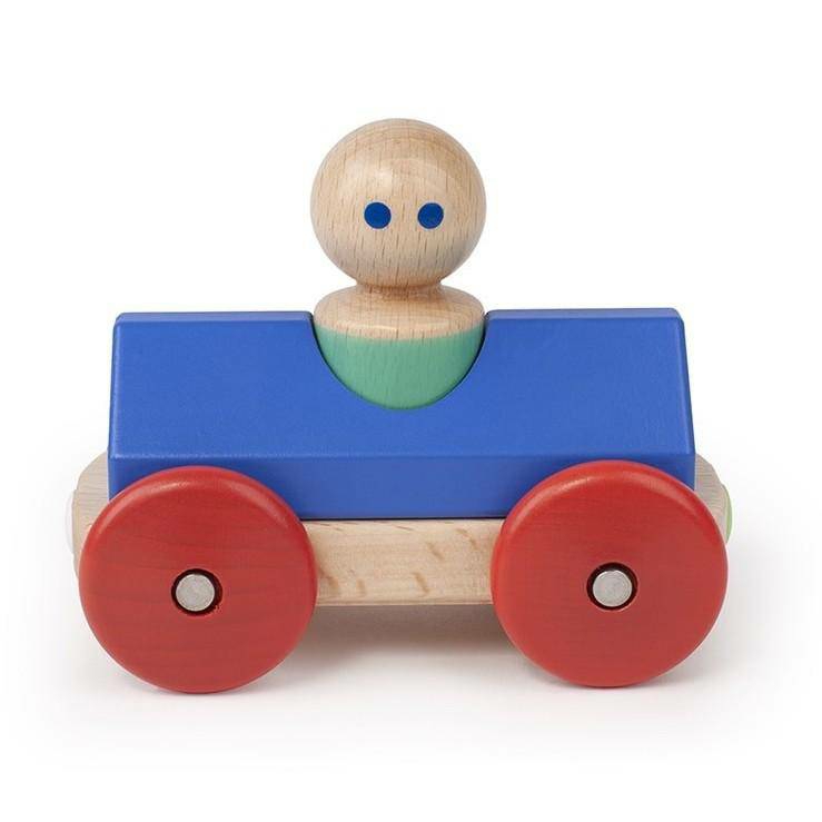 Pretend Play | Wooden Magnetic Racer – Blue Pretend Play Pretend Play