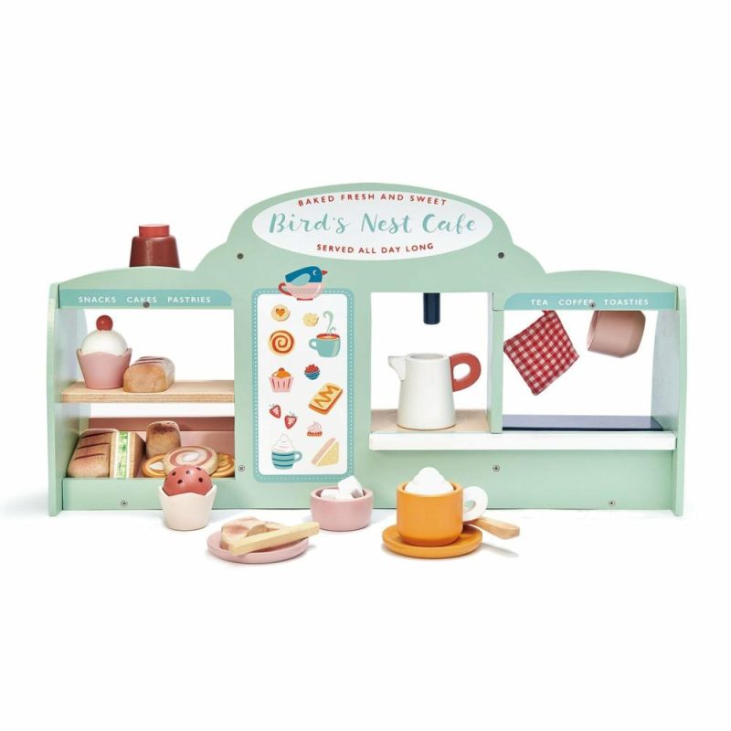 Pretend Play | Wooden Mini Chef Bird’S Nest Café Pretend Play Pretend Play