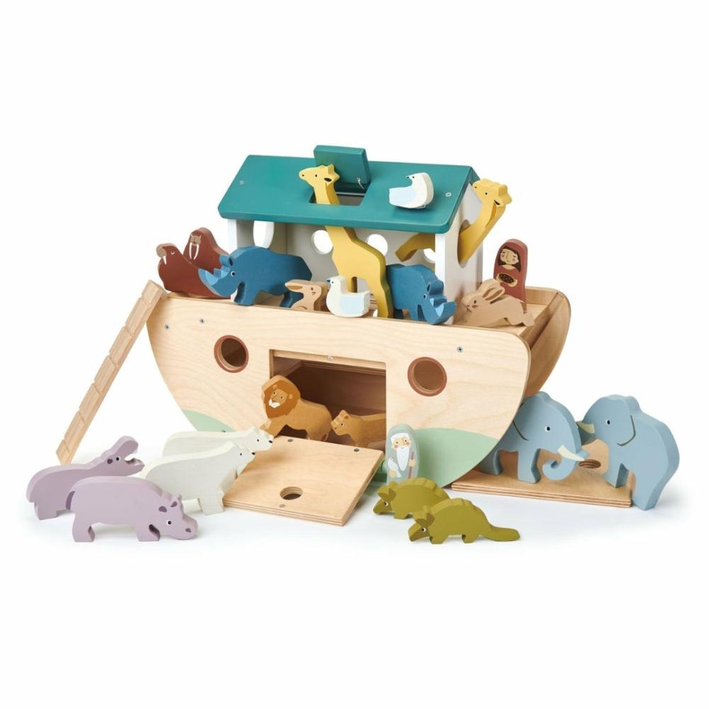 Pretend Play | Wooden Noah’S Ark Play Set Pretend Play Pretend Play