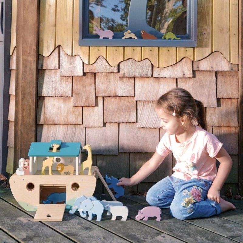 Pretend Play | Wooden Noah’S Ark Play Set Pretend Play Pretend Play