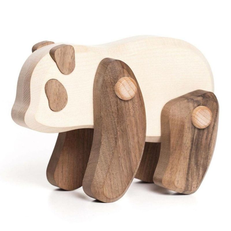 Pretend Play | Wooden Panda Bear Pretend Play Pretend Play