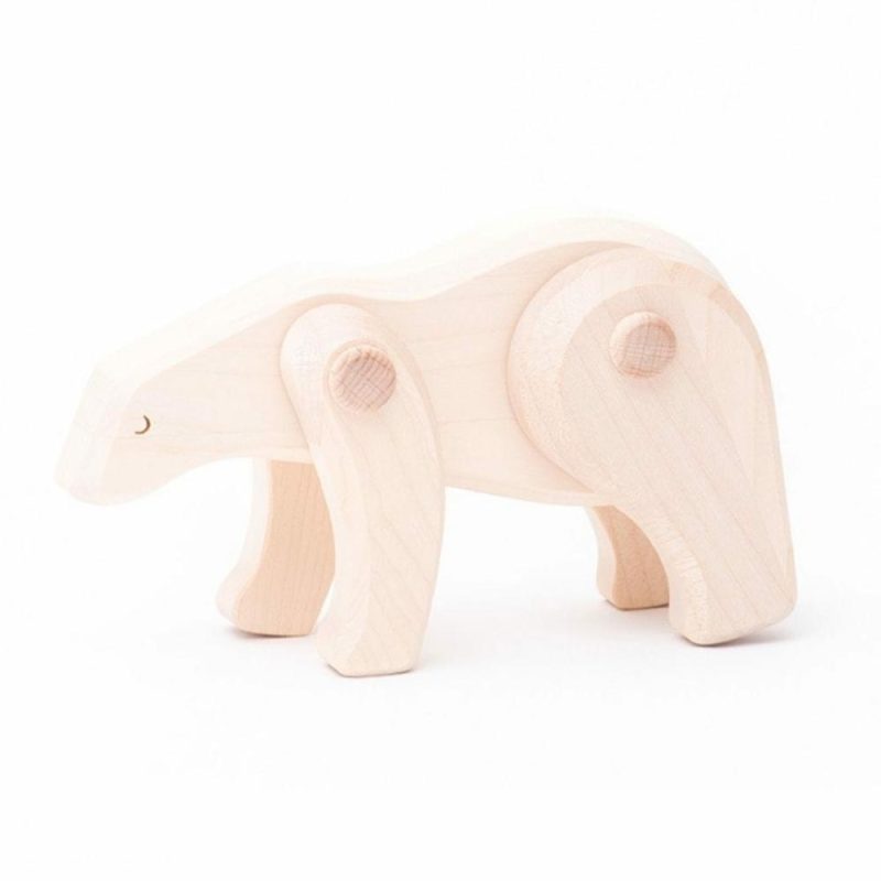 Pretend Play | Wooden Polar Bear Pretend Play Pretend Play