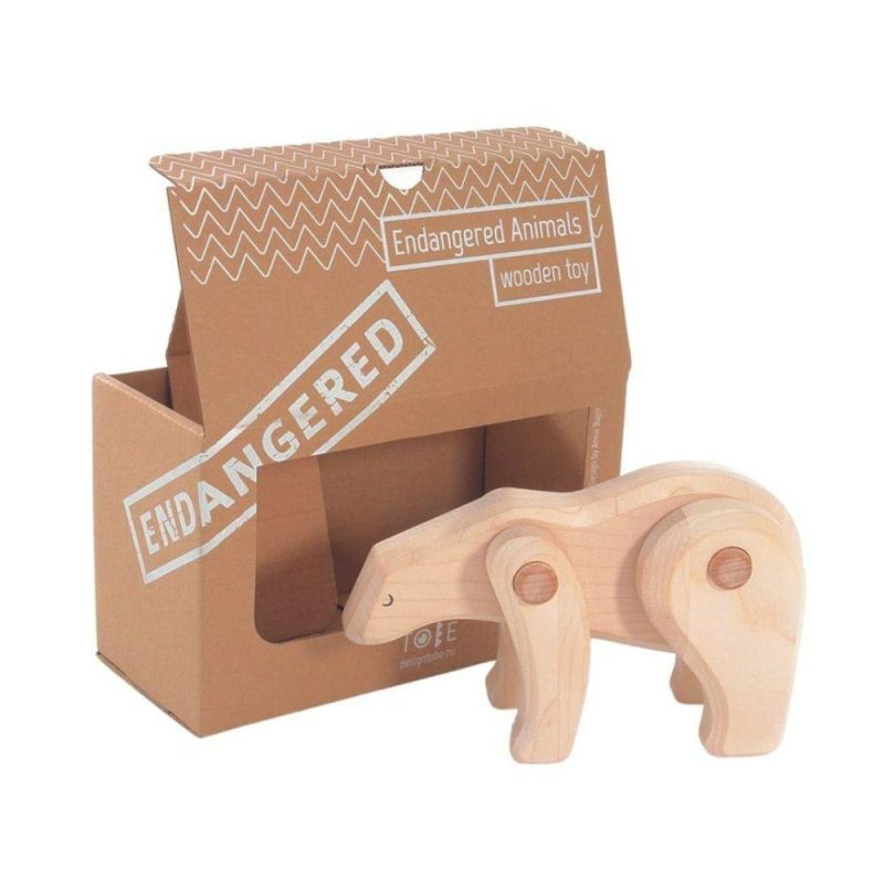 Pretend Play | Wooden Polar Bear Pretend Play Pretend Play