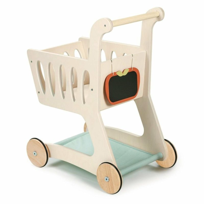 Pretend Play | Wooden Shopping Cart Pretend Play Pretend Play