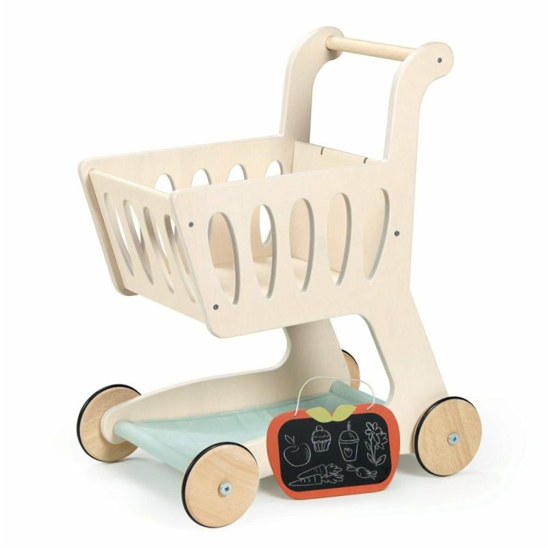 Pretend Play | Wooden Shopping Cart Pretend Play Pretend Play