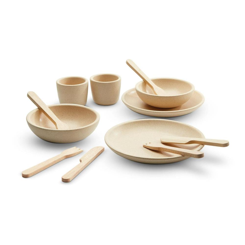 Pretend Play | Wooden Tableware Set – Play Dishes Pretend Play Pretend Play