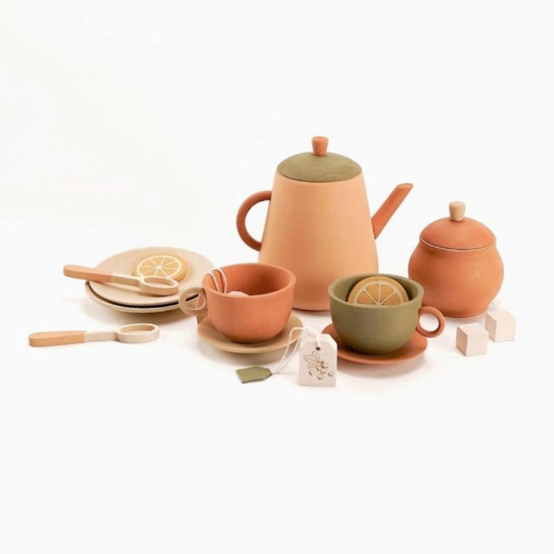 Pretend Play | Wooden Tea Set- Herbal Palette Pretend Play Pretend Play