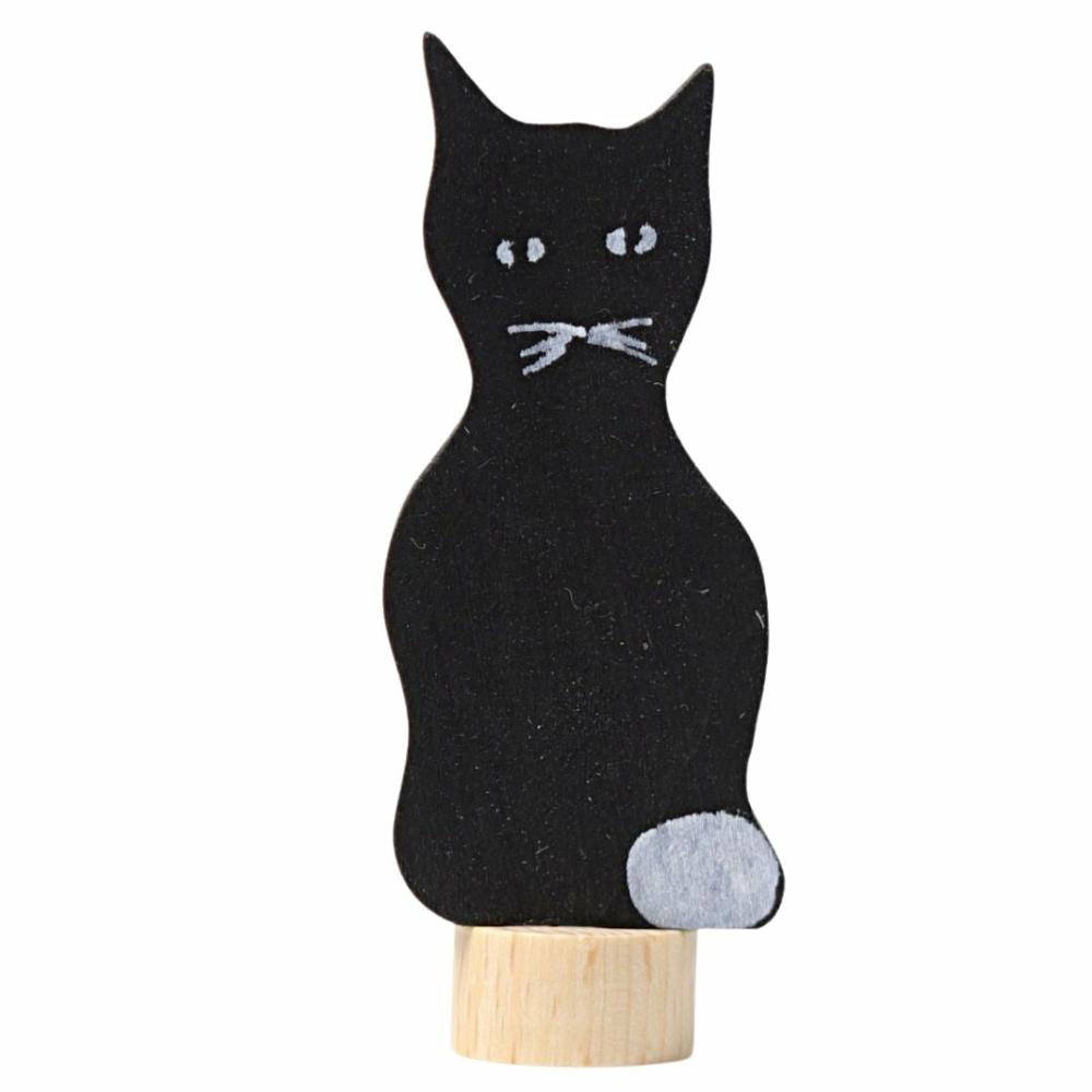 Waldorf Essentials | Black Cat Decorative Figure Waldorf Essentials Waldorf Essentials