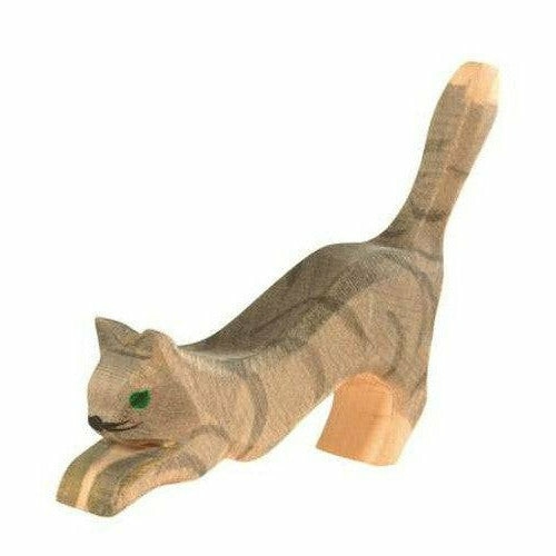 Waldorf Essentials | Cat, Gray Striped, Jumping Waldorf Essentials Waldorf Essentials