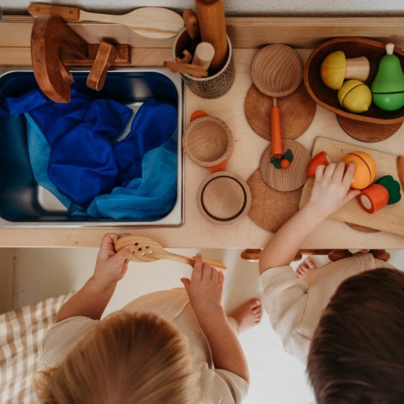 Waldorf Essentials | Classic Wooden Play Kitchen Waldorf Essentials Waldorf Essentials