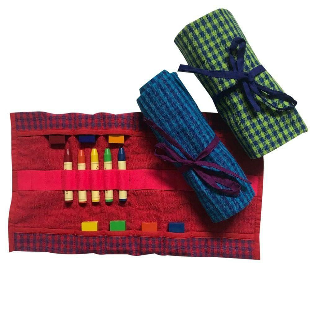 Waldorf Essentials | Crayon Roll Waldorf Essentials Blue/Green