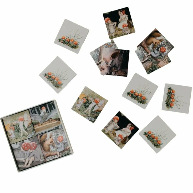 Waldorf Essentials | Elsa Beskow Children Of The Forest “Tomtebobarnen” Memory Game Waldorf Essentials Waldorf Essentials