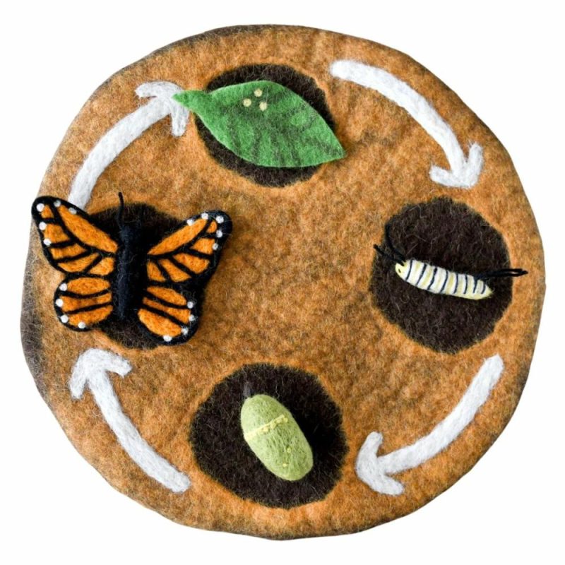 Waldorf Essentials | Felt Life Cycle Tray Playmat (Earth) Waldorf Essentials Waldorf Essentials