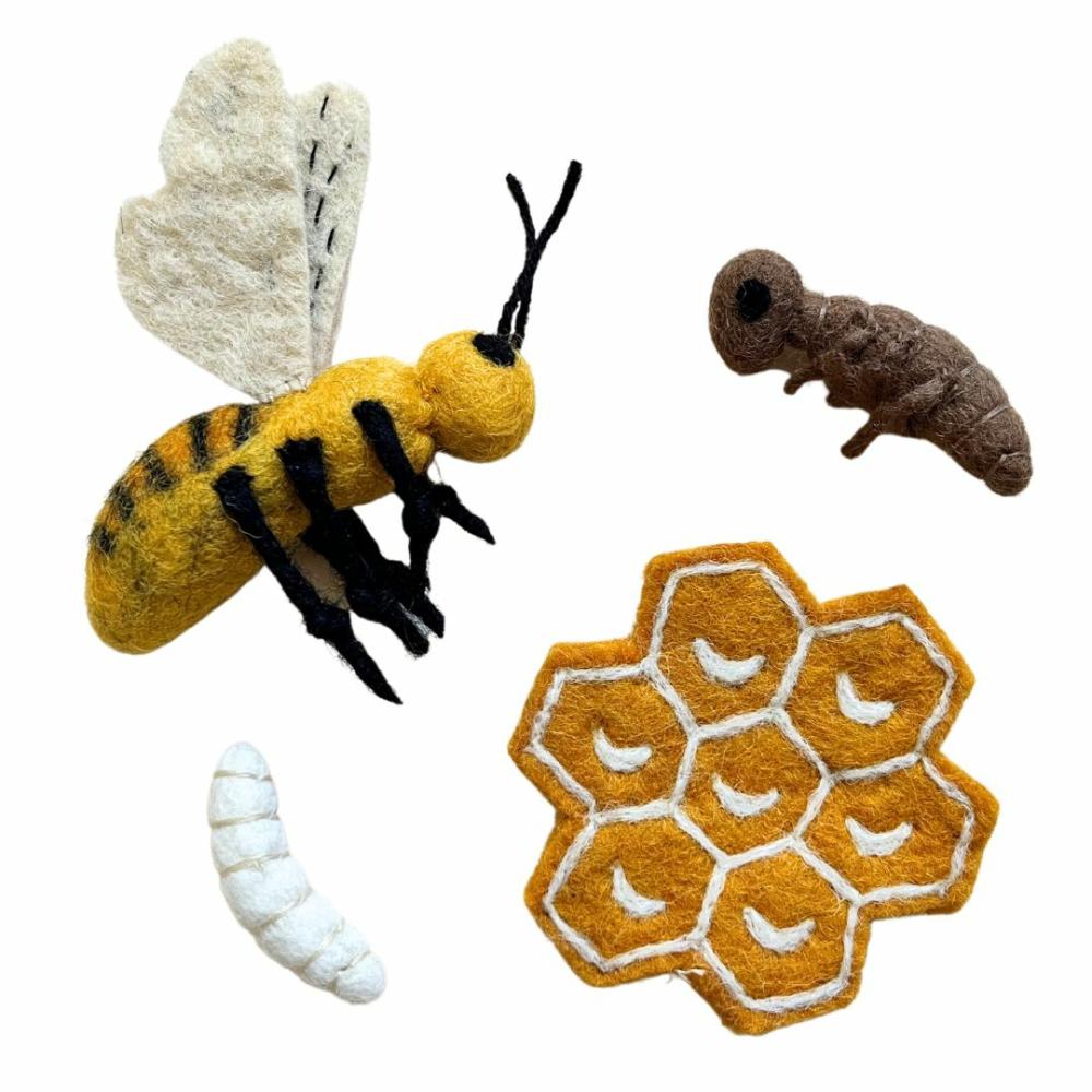 Waldorf Essentials | Felt Lifecycle Of A Honey Bee Waldorf Essentials Waldorf Essentials