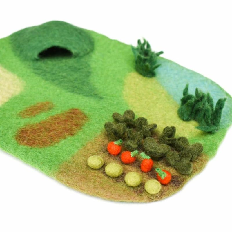 Waldorf Essentials | Felted Farm Play Mat Waldorf Essentials Waldorf Essentials