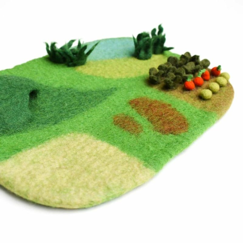 Waldorf Essentials | Felted Farm Play Mat Waldorf Essentials Waldorf Essentials