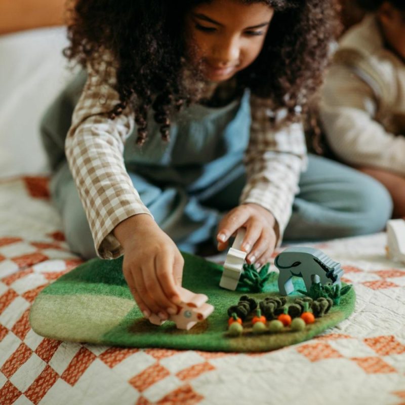 Waldorf Essentials | Felted Farm Play Mat Waldorf Essentials Waldorf Essentials