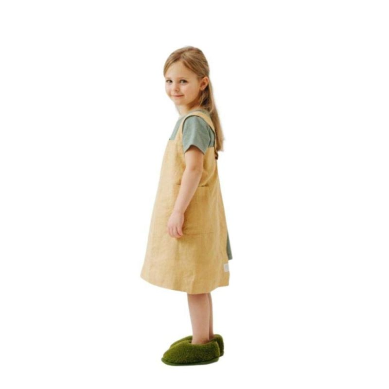 Waldorf Essentials | Honey Linen Pinafore Apron (Child And Adult Sizes) Waldorf Essentials Adult