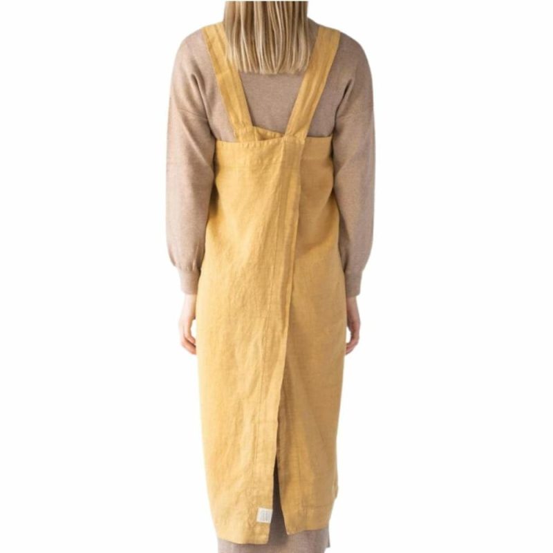 Waldorf Essentials | Honey Linen Pinafore Apron (Child And Adult Sizes) Waldorf Essentials Adult