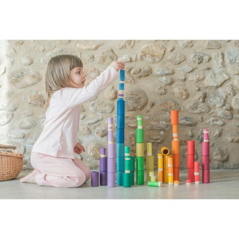 Waldorf Essentials | Lola 72-Piece Wooden Building Set Waldorf Essentials Waldorf Essentials