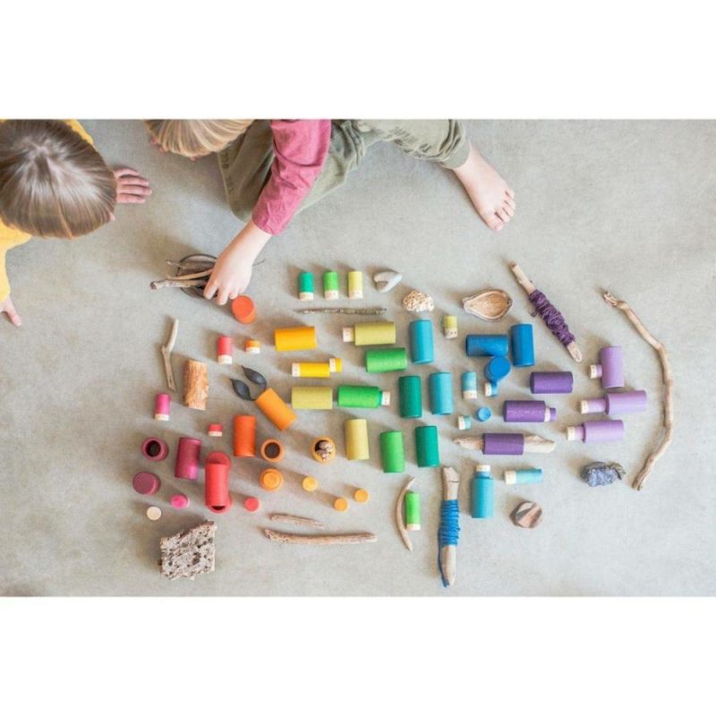 Waldorf Essentials | Lola 72-Piece Wooden Building Set Waldorf Essentials Waldorf Essentials