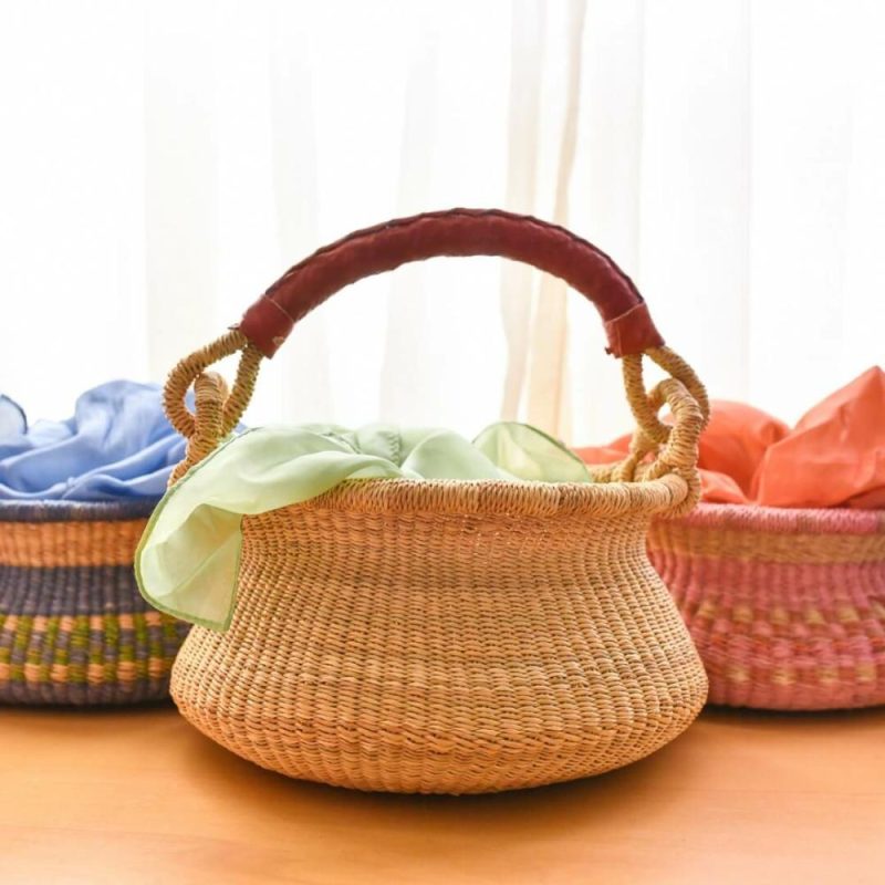 Waldorf Essentials | Natural Swing Bolga Basket Waldorf Essentials Waldorf Essentials