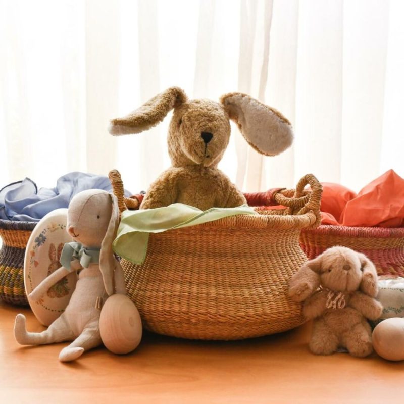 Waldorf Essentials | Natural Swing Bolga Basket Waldorf Essentials Waldorf Essentials