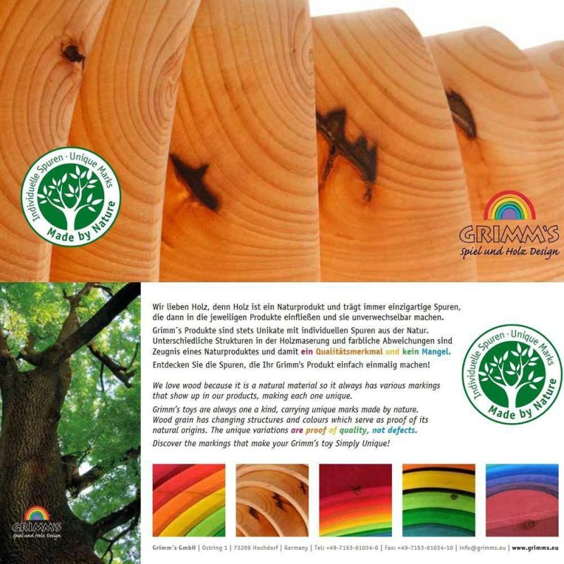 Waldorf Essentials | Natural Wooden Rainbow Tunnel – 12 Piece Waldorf Essentials Waldorf Essentials