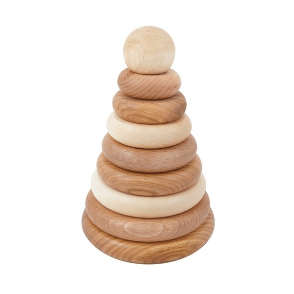 Waldorf Essentials | Natural Wooden Stacker Waldorf Essentials Waldorf Essentials