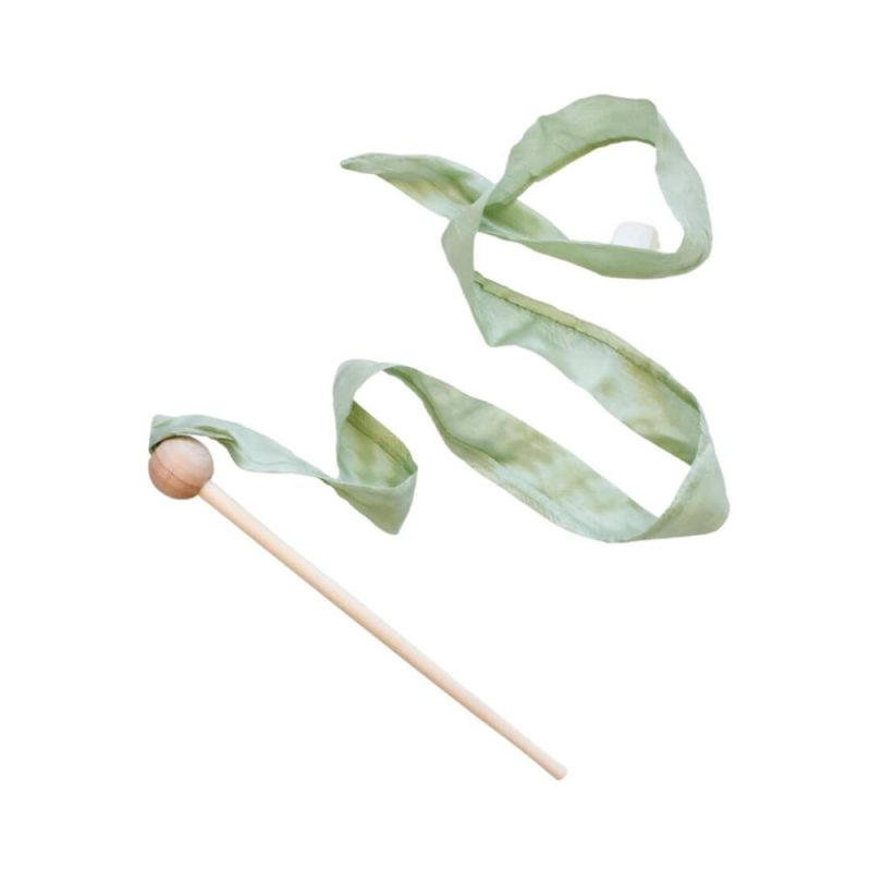 Waldorf Essentials | Northern Coast Silk Mini Streamer Waldorf Essentials Moss Agate