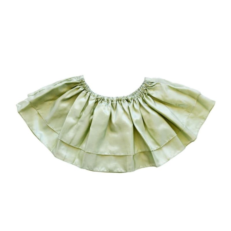 Waldorf Essentials | Northern Coast Silk Tutu Waldorf Essentials Moss Agate Green Silk Tutu