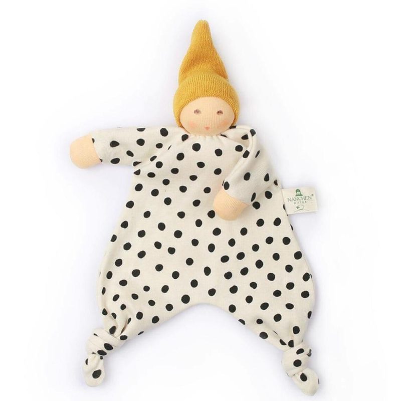 Waldorf Essentials | Organic Little Dot Blanket Doll (Multiple Colors) Waldorf Essentials Golden Yellow