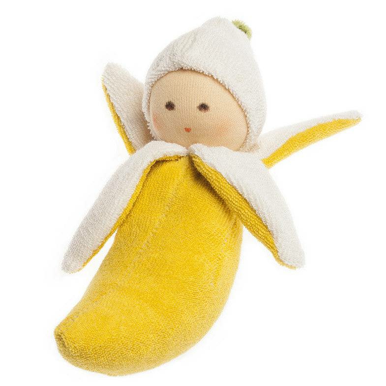 Waldorf Essentials | Organic Rattle Doll – Banana Waldorf Essentials Waldorf Essentials