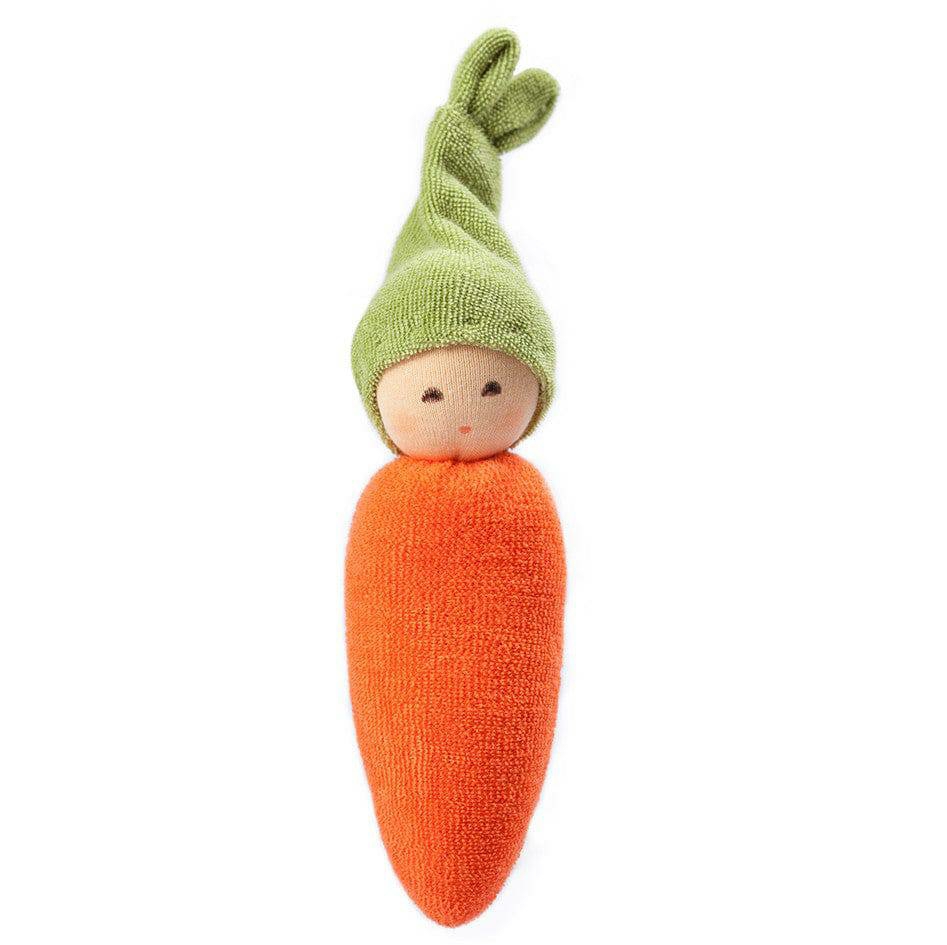 Waldorf Essentials | Organic Rattle Doll – Carrot Waldorf Essentials Waldorf Essentials