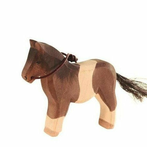 Waldorf Essentials | Pony, Brown & White With Reins Waldorf Essentials Waldorf Essentials