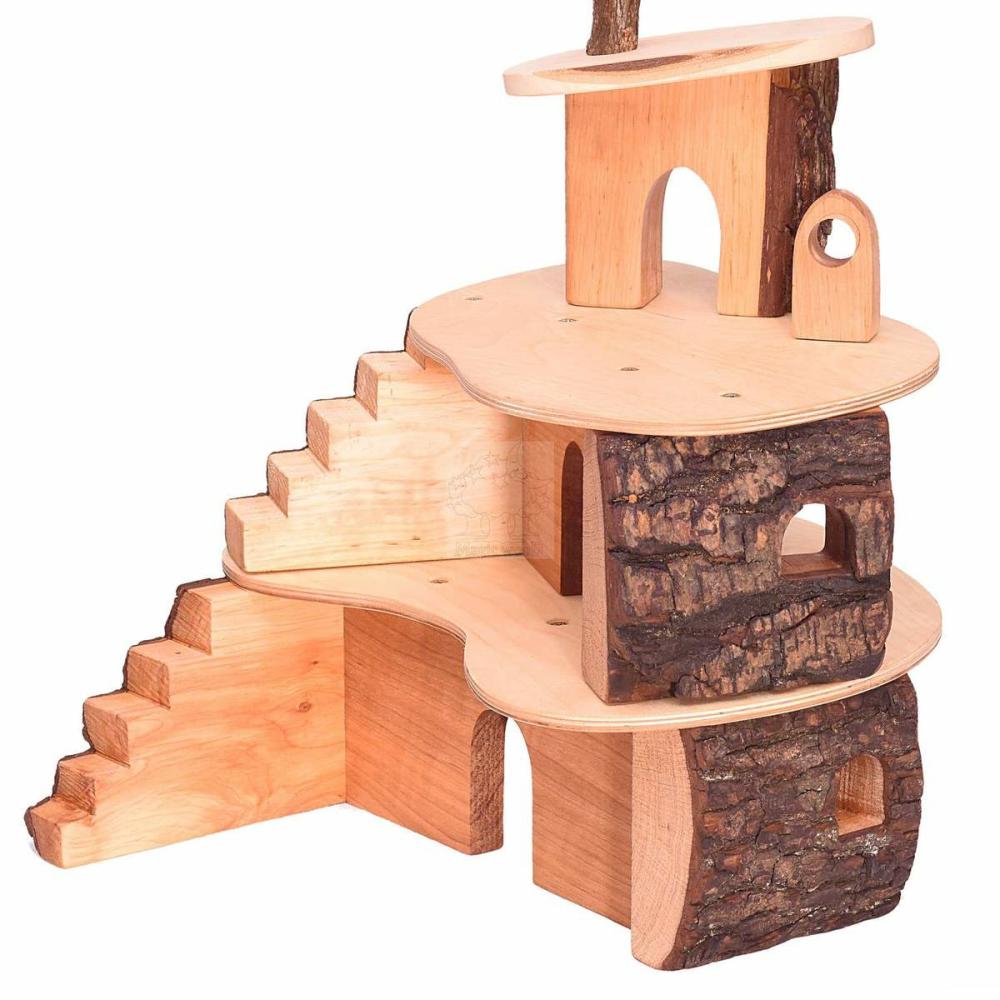 Waldorf Essentials | Small Wooden Tree House Dollhouse Waldorf Essentials Waldorf Essentials