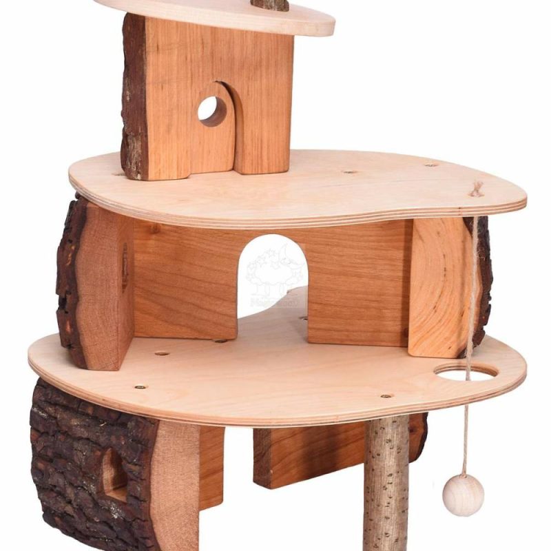 Waldorf Essentials | Small Wooden Tree House Dollhouse Waldorf Essentials Waldorf Essentials