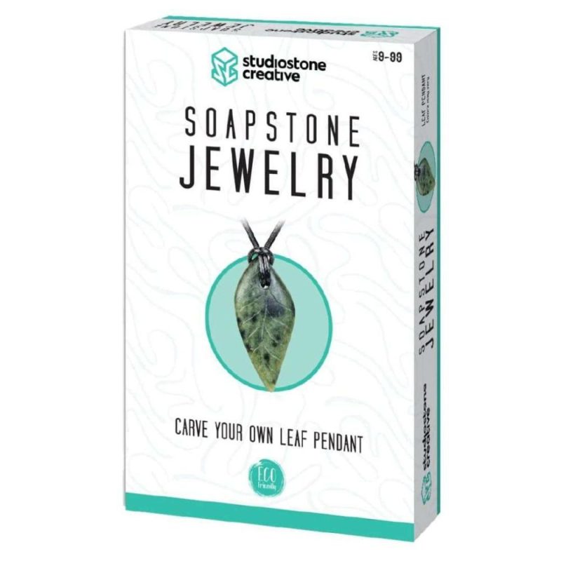 Waldorf Essentials | Soapstone Leaf Pendant Kit Waldorf Essentials Waldorf Essentials