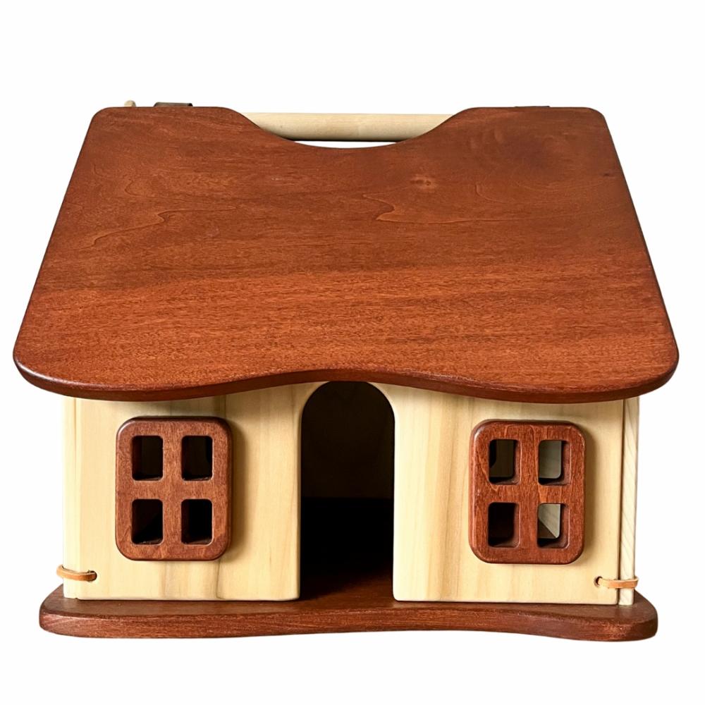 Waldorf Essentials | Thimbleberry Cottage – Classic Wooden Dollhouse Waldorf Essentials Waldorf Essentials