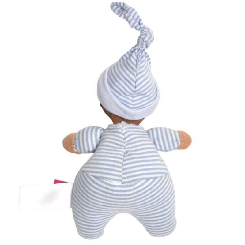 Waldorf Essentials | Tiny Organic Baby Doll – Stripes Waldorf Essentials Waldorf Essentials