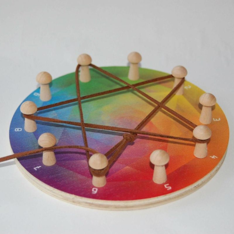 Waldorf Essentials | Waldorf Wooden Math Wheel Waldorf Essentials Waldorf Essentials