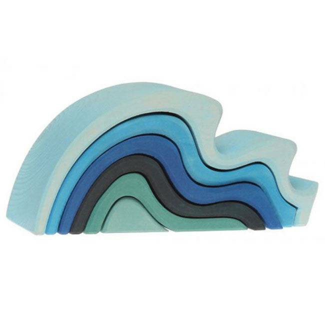 Waldorf Essentials | Water Waves Nesting Blocks Waldorf Essentials Waldorf Essentials