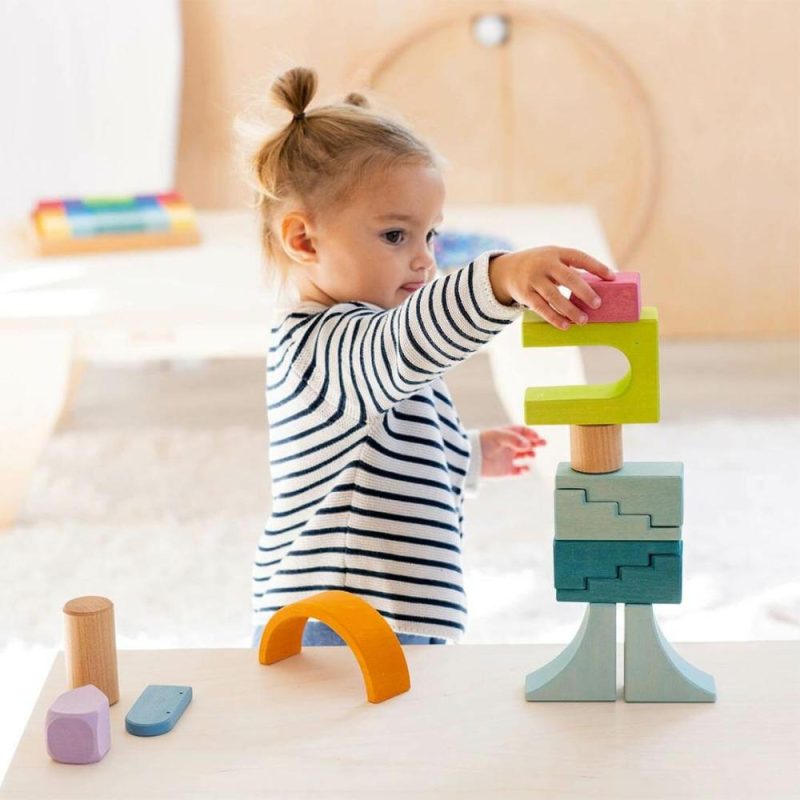 Waldorf Essentials | Wooden Building World Cloud Play Set Waldorf Essentials Waldorf Essentials