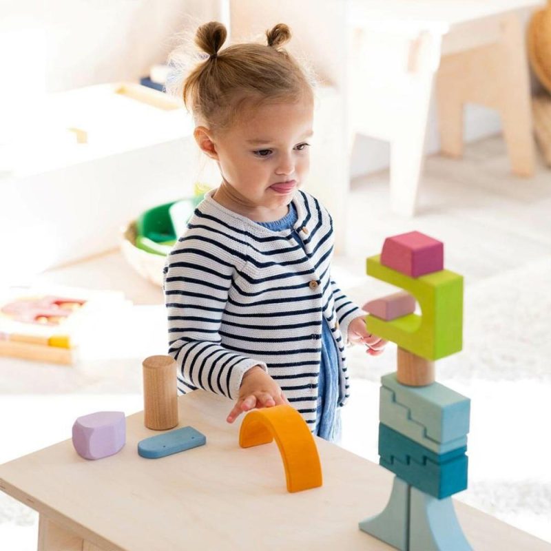 Waldorf Essentials | Wooden Building World Cloud Play Set Waldorf Essentials Waldorf Essentials