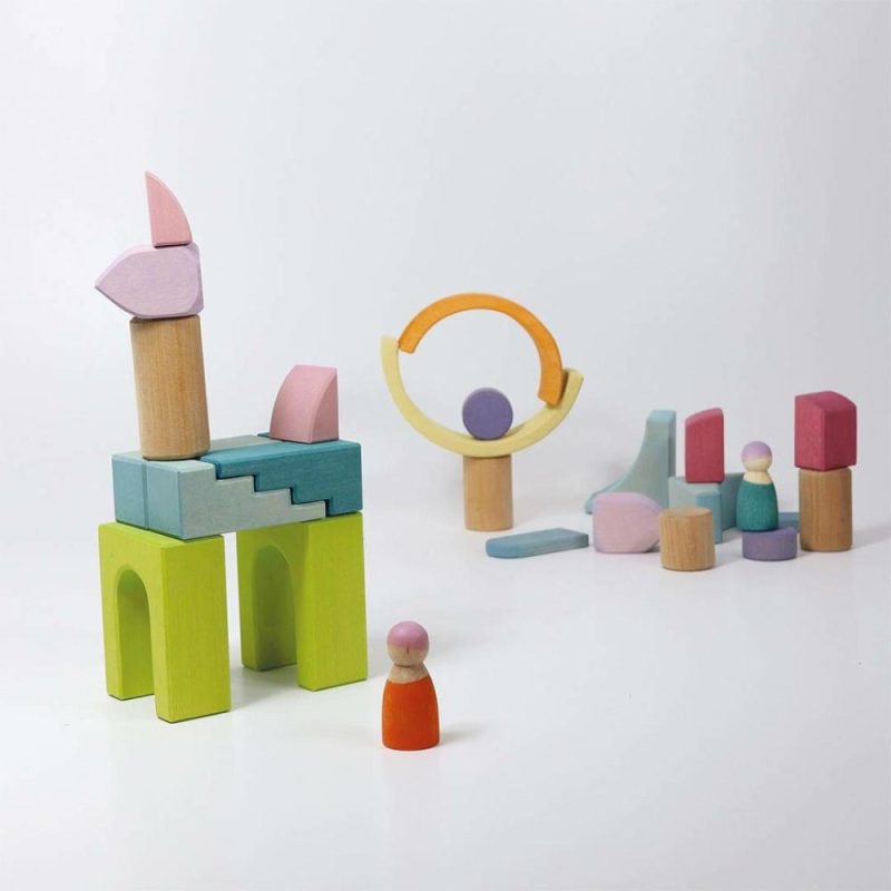 Waldorf Essentials | Wooden Building World Cloud Play Set Waldorf Essentials Waldorf Essentials