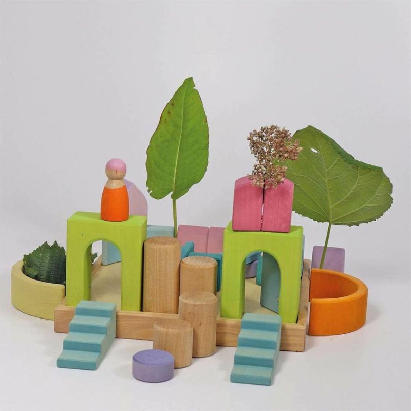 Waldorf Essentials | Wooden Building World Cloud Play Set Waldorf Essentials Waldorf Essentials