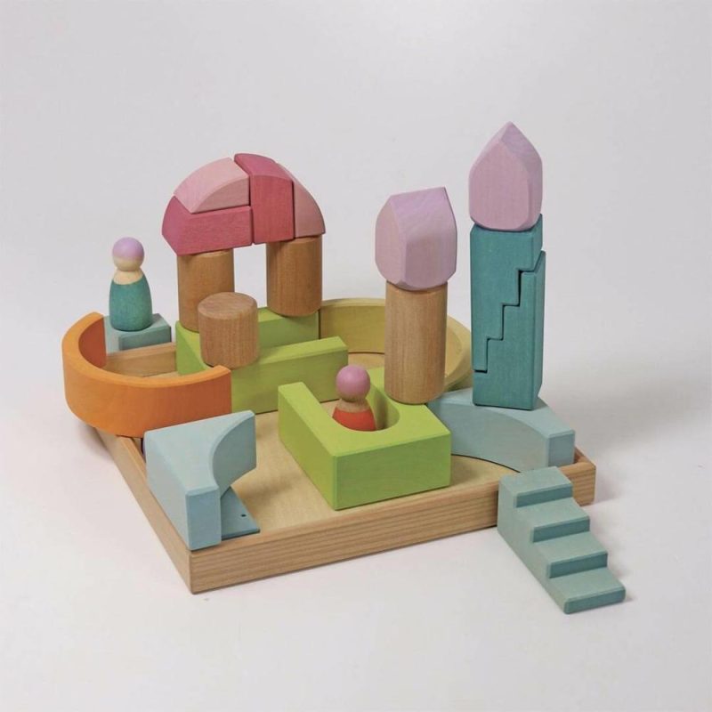 Waldorf Essentials | Wooden Building World Cloud Play Set Waldorf Essentials Waldorf Essentials